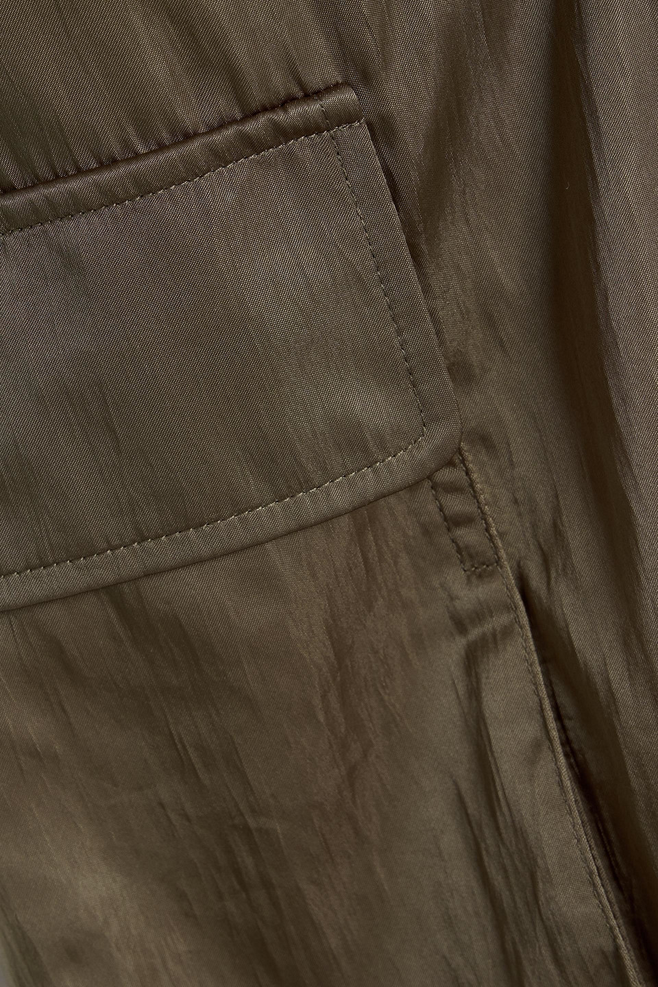 Tibi Stella Pleated Satin Wide-leg Pants In Green