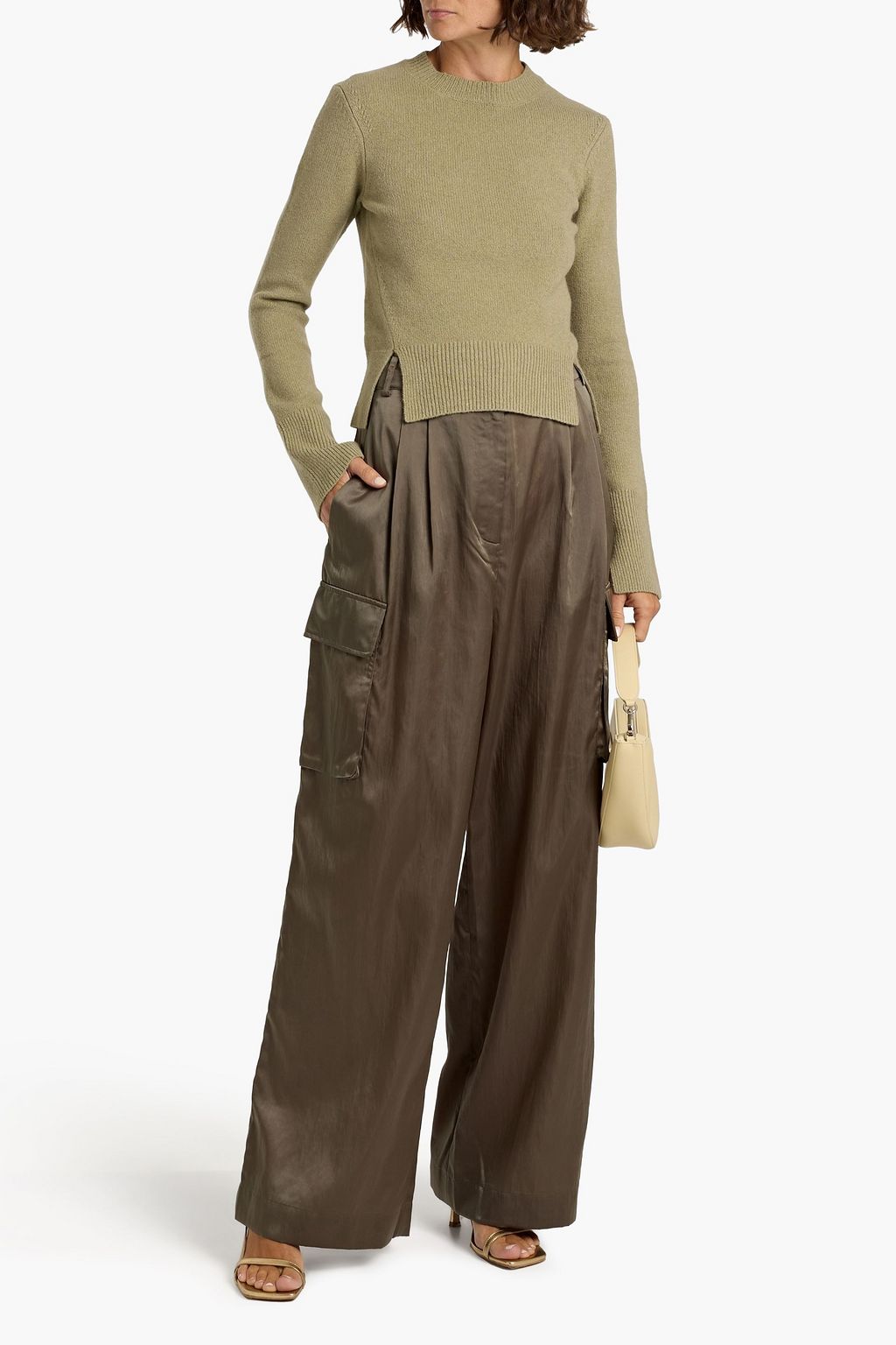 TIBI Cashmere-blend sweater