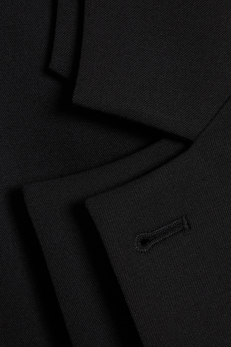 Tibi Layer Liam Wool-blend Blazer In Black