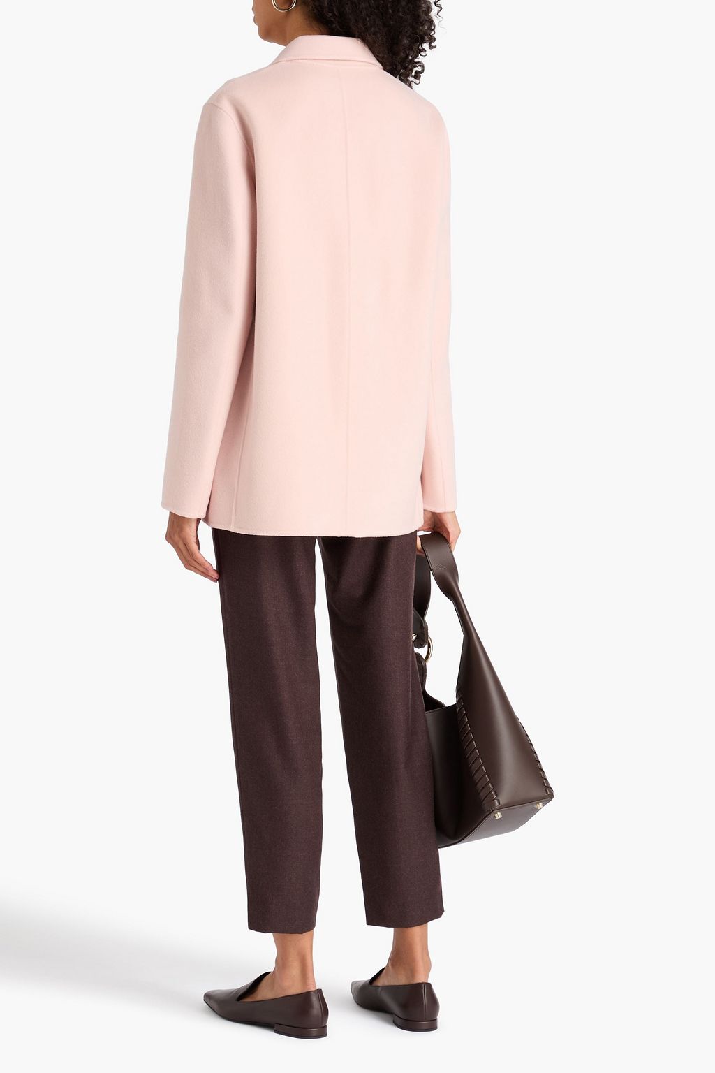THEORY Brushed wool and cashmere-blend felt blazer