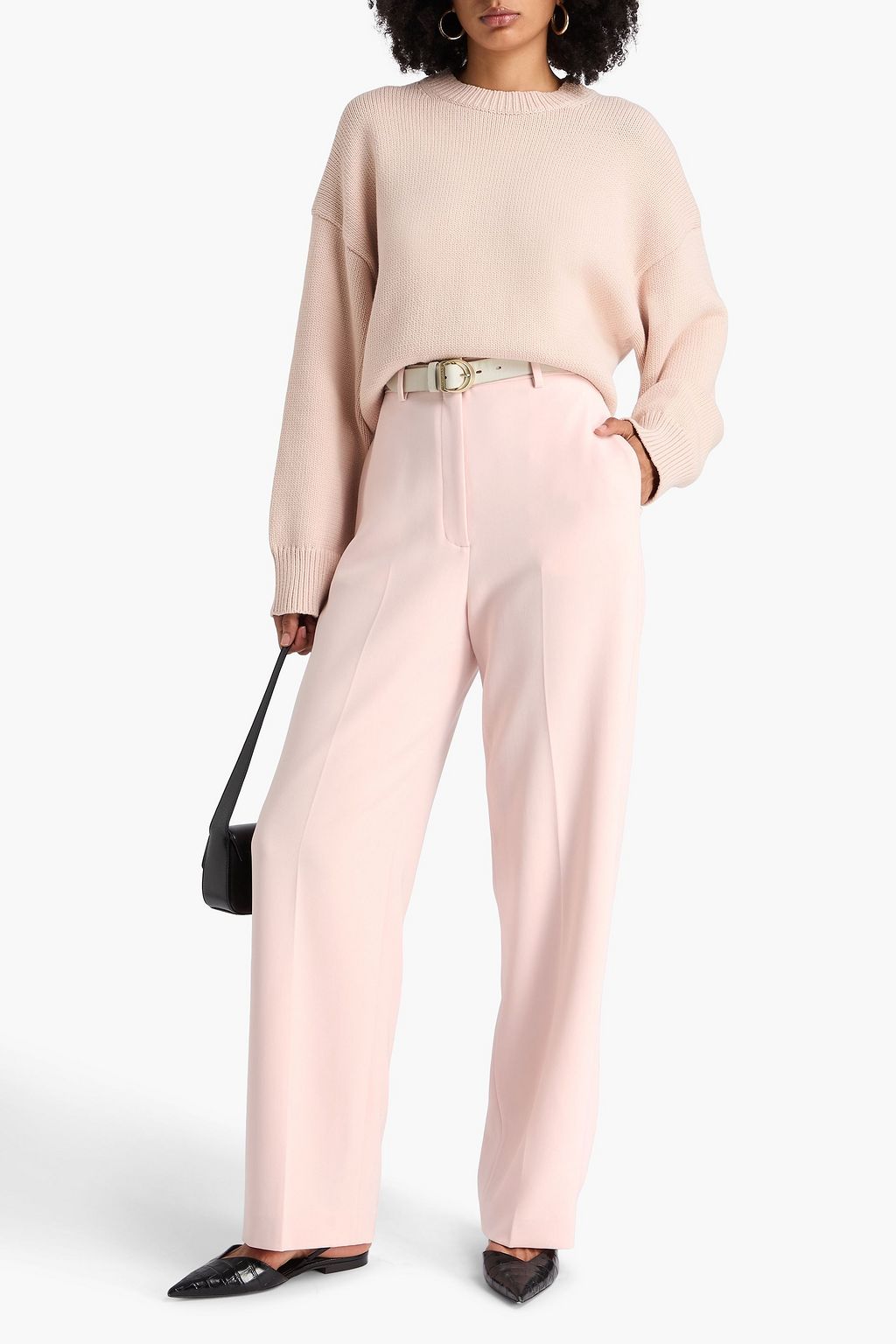 THEORY Crepe straight-leg pants