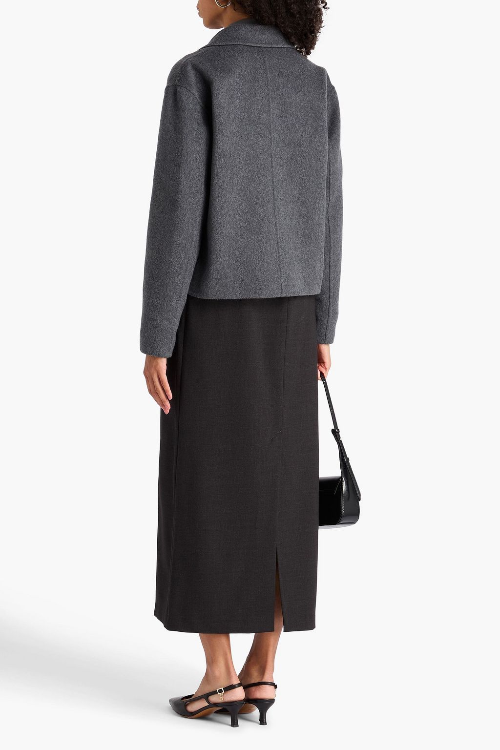 THEORY Wool and cashmere-blend felt blazer