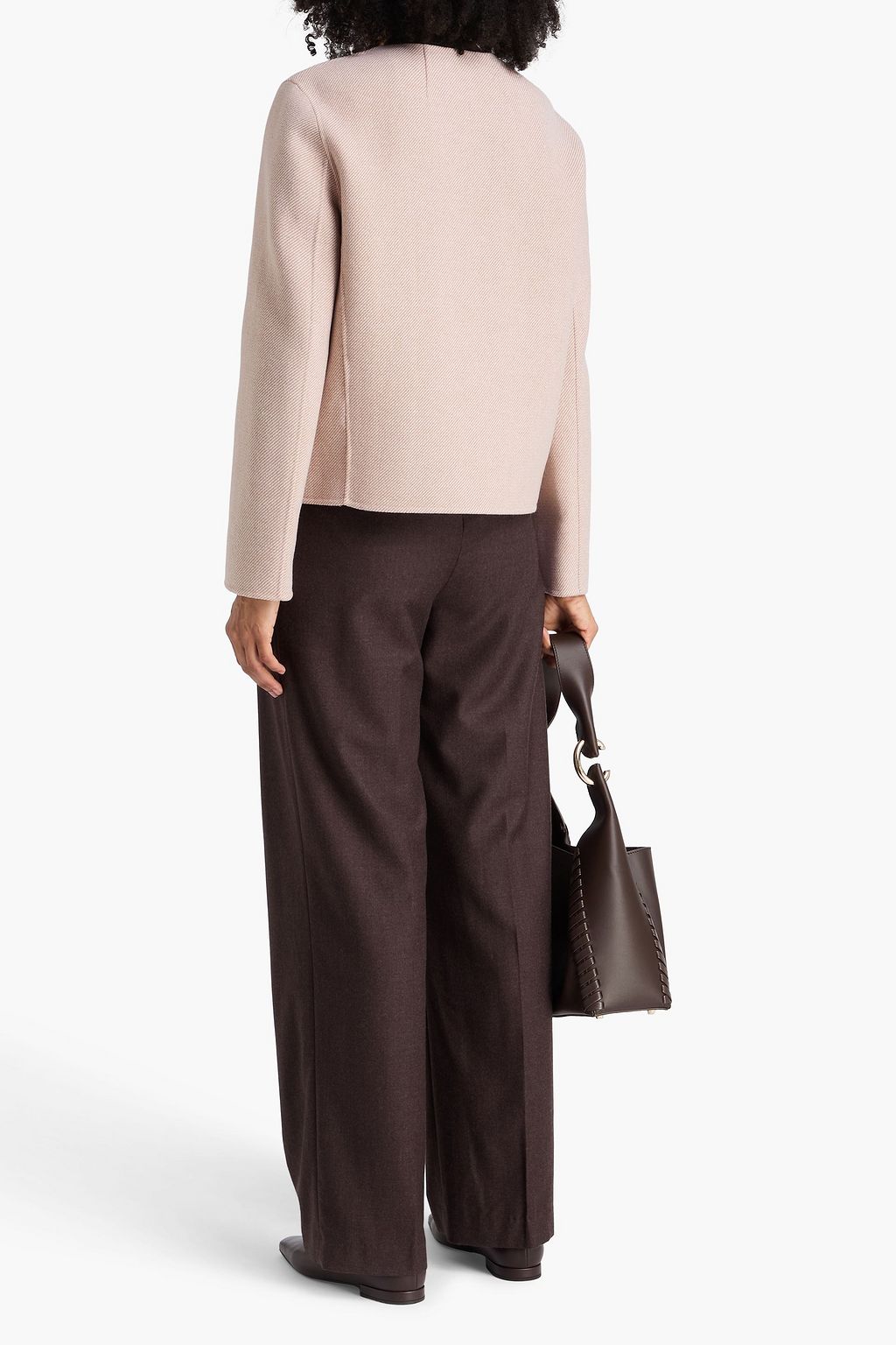 THEORY Wool and cashmere-blend twill jacket
