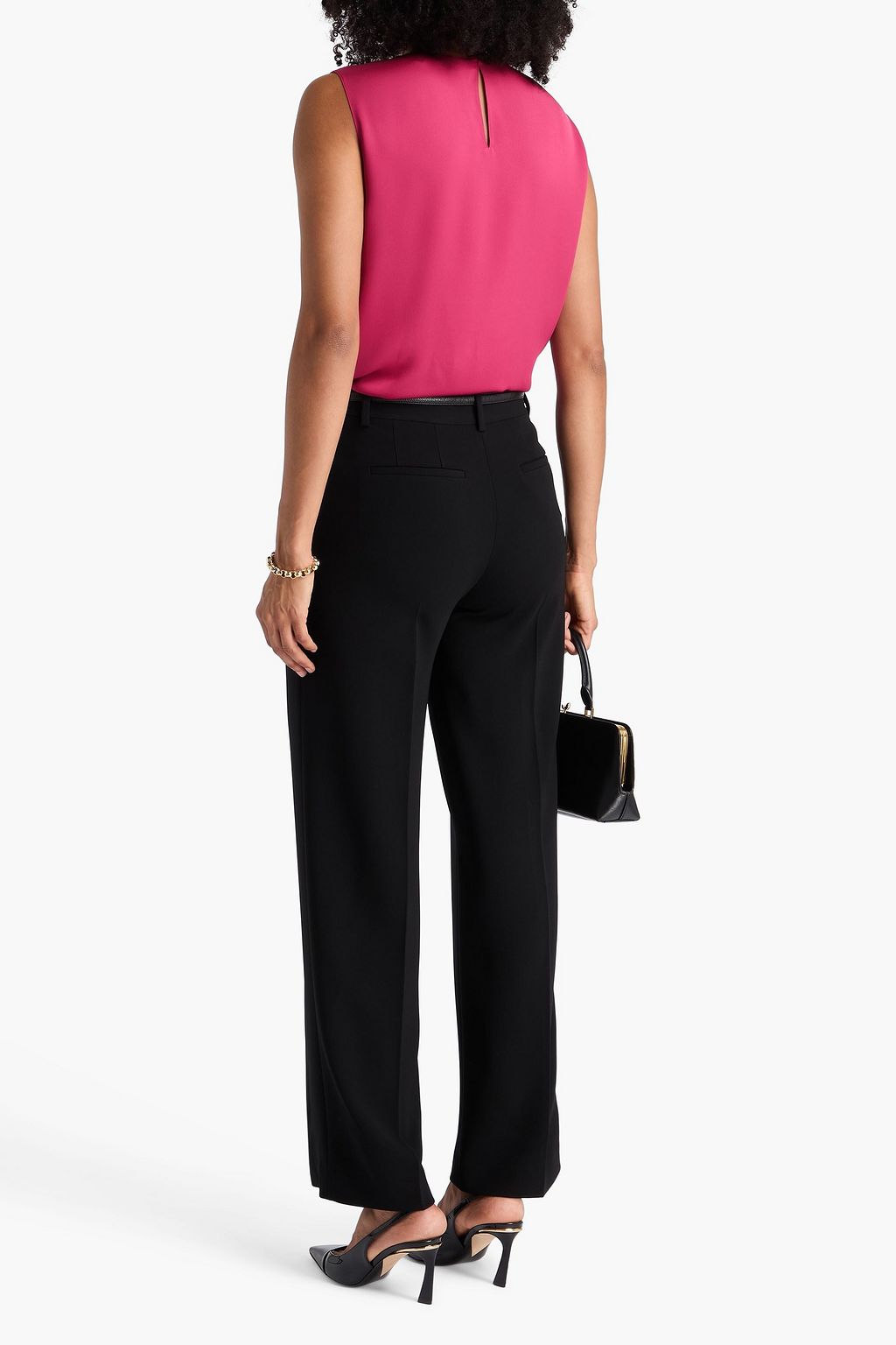 THEORY Crepe wide-leg pants