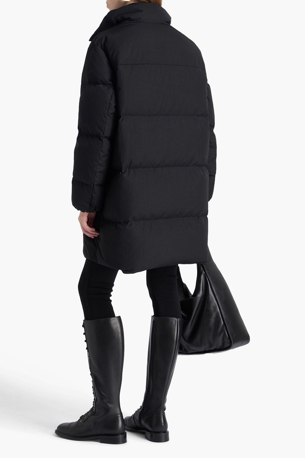 THEORY Quilted shell down coat