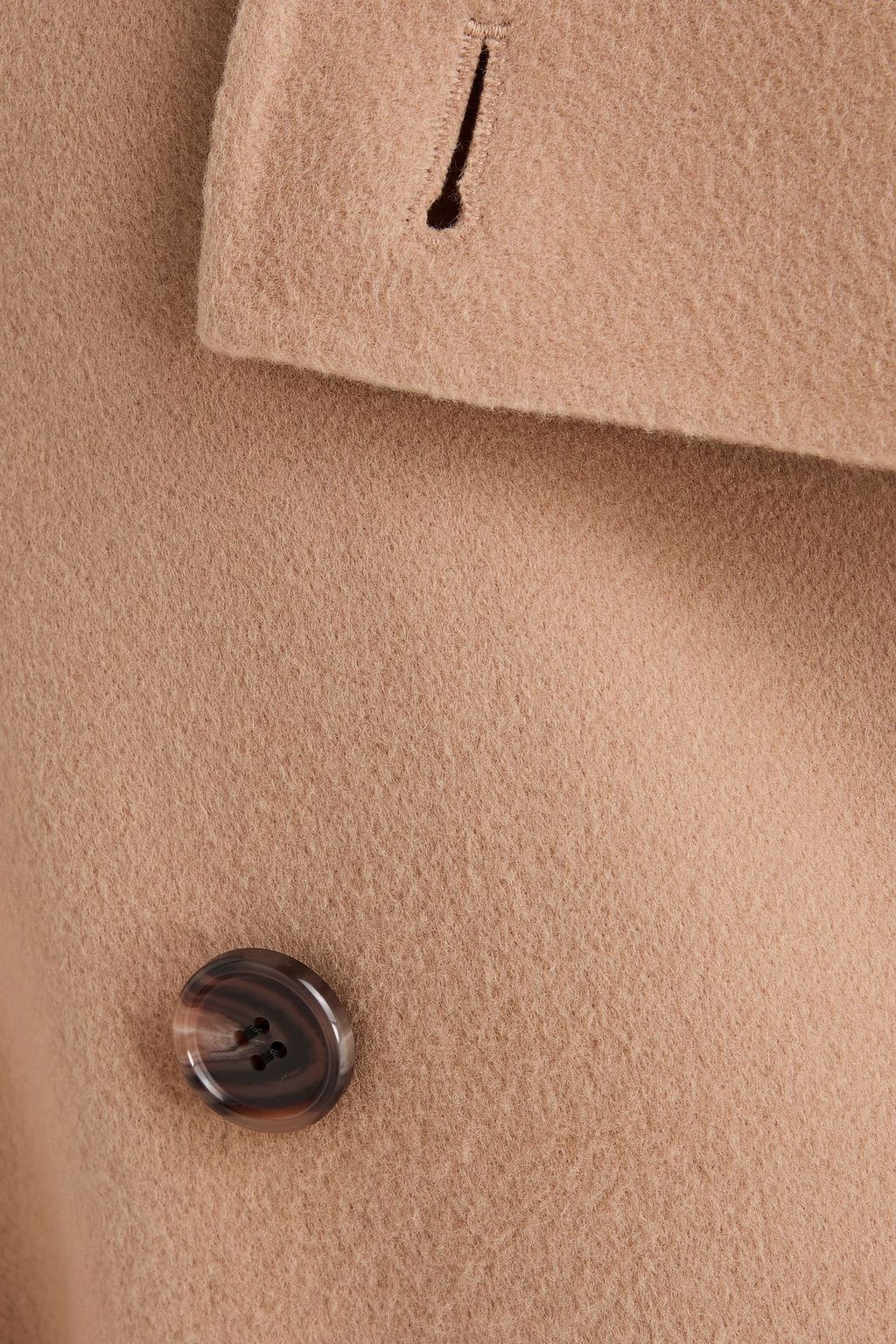 THEORY Brushed wool and cashmere-blend felt trench coat