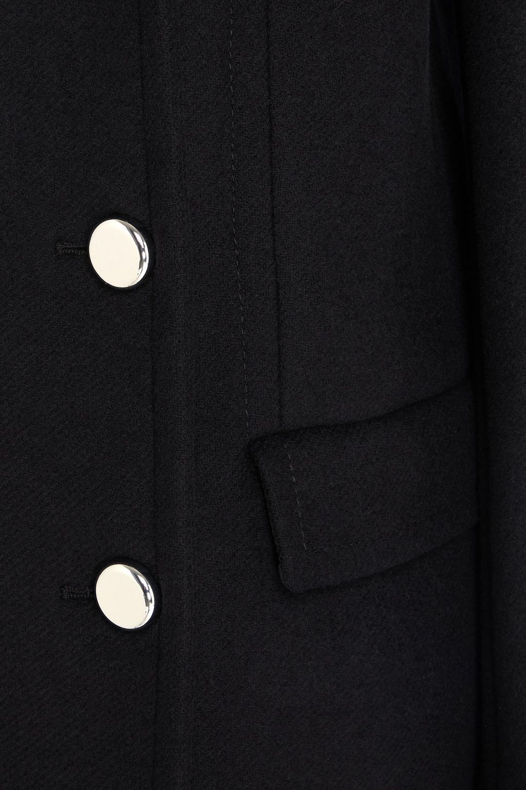 THEORY Double-breasted wool-blend felt coat