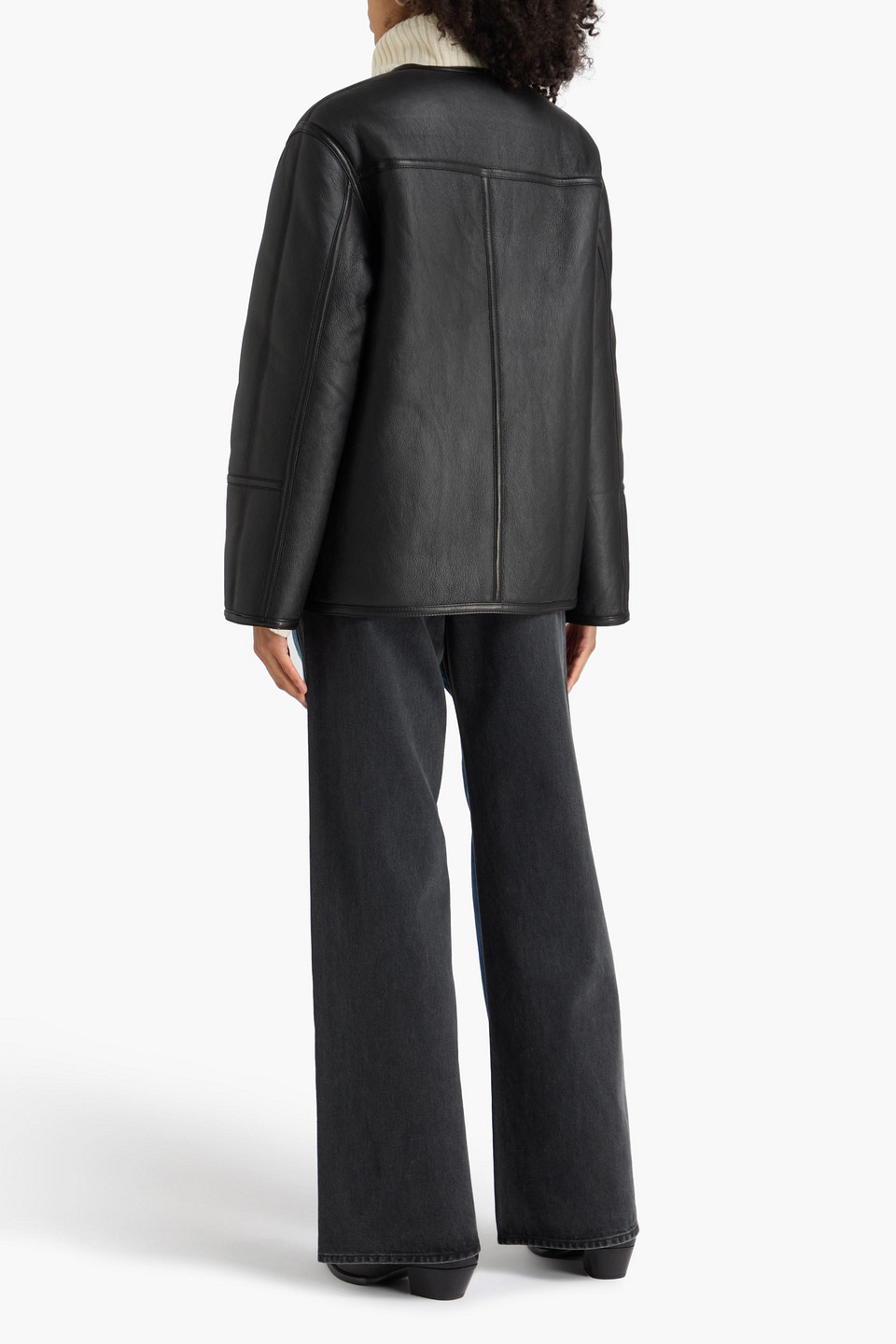  Veronica Beard - Wendbare Jacke „anya“ Aus Shearling - Schwarz - S 