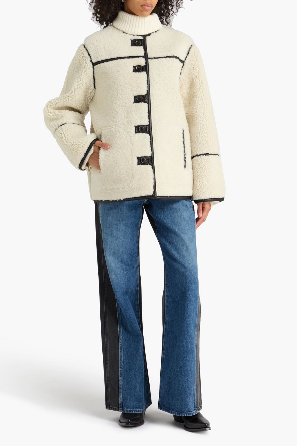 VERONICA BEARD Anya reversible shearling jacket
