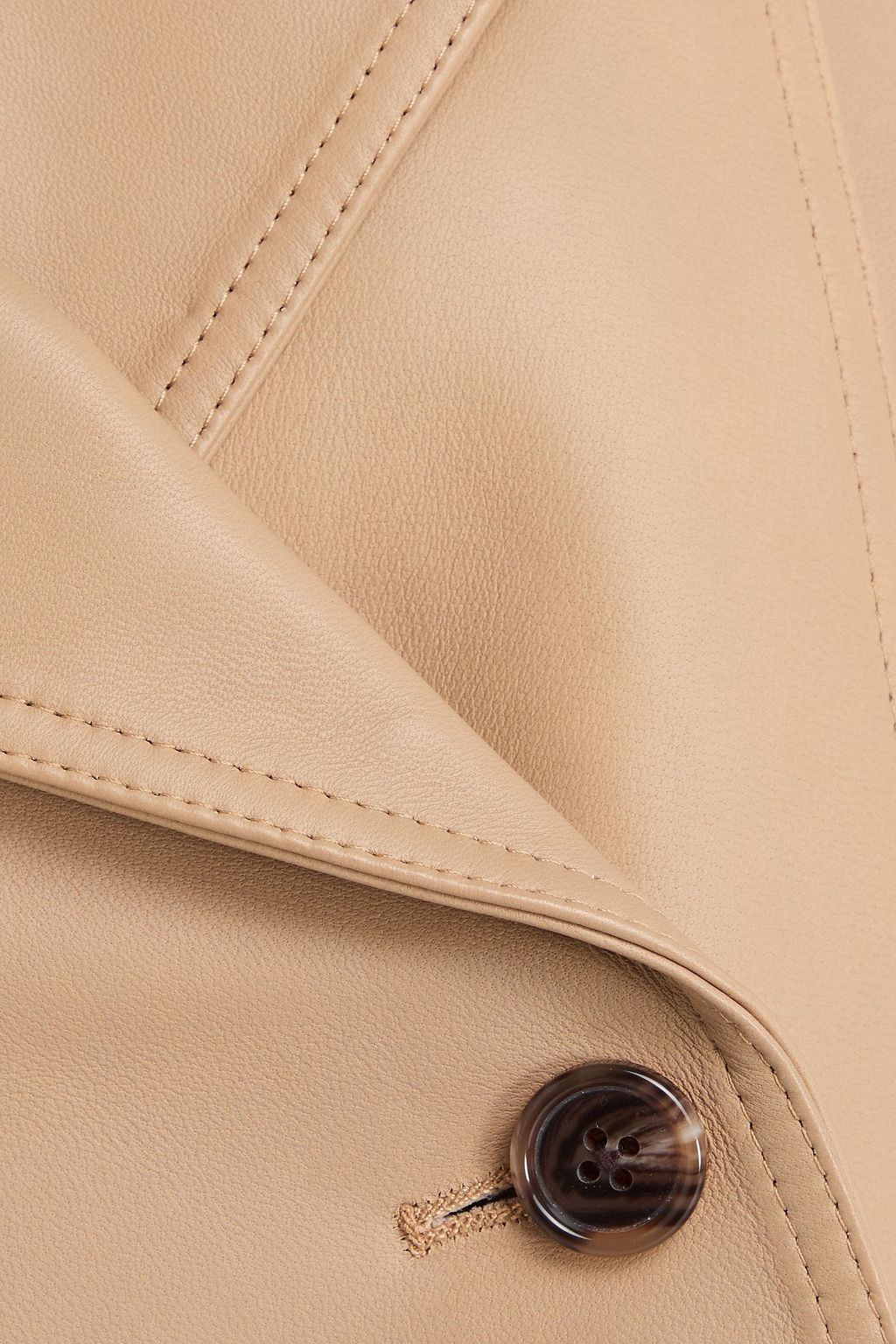THEORY Double-breasted leather jacket