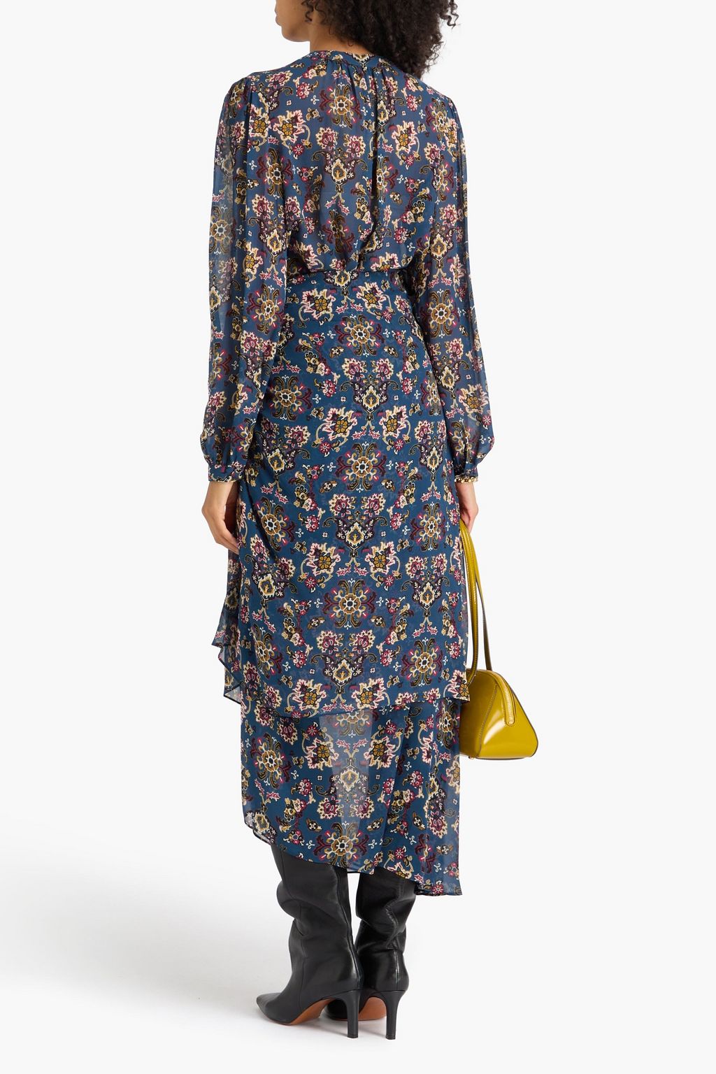VERONICA BEARD Oberteil „Ashlynn“ aus Seidenchiffon mit Print