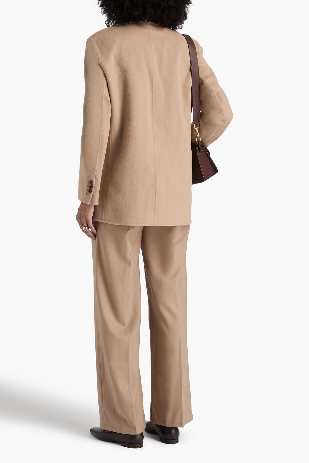 THEORY Wool and cashmere-blend felt blazer