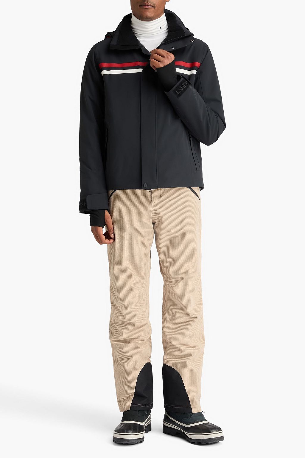 PERFECT MOMENT Boreal striped ski jacket