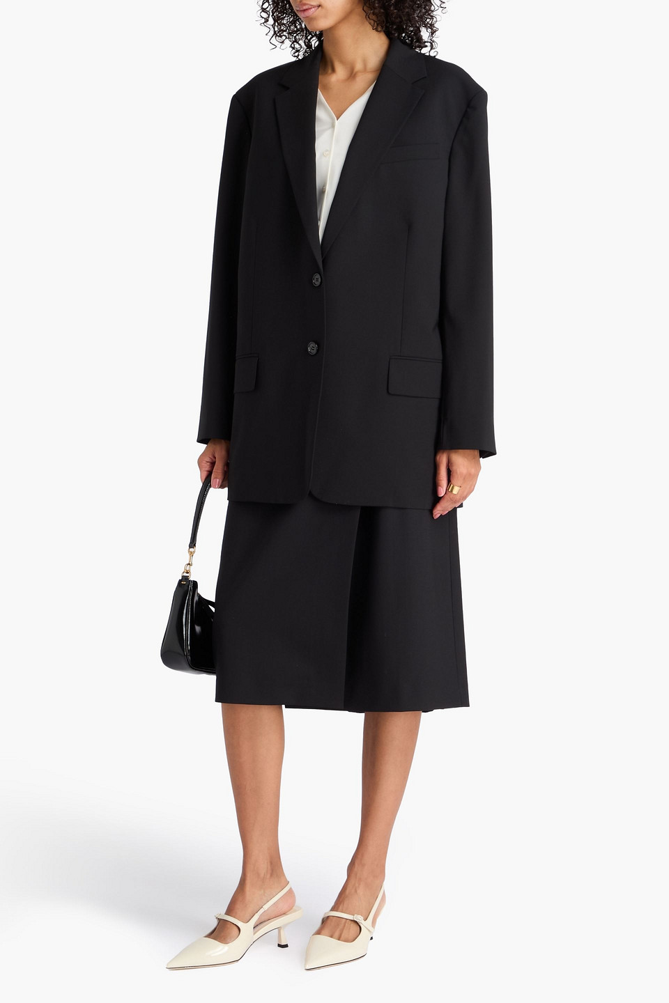  Theory - Wool-blend Blazer - Black - M/l 