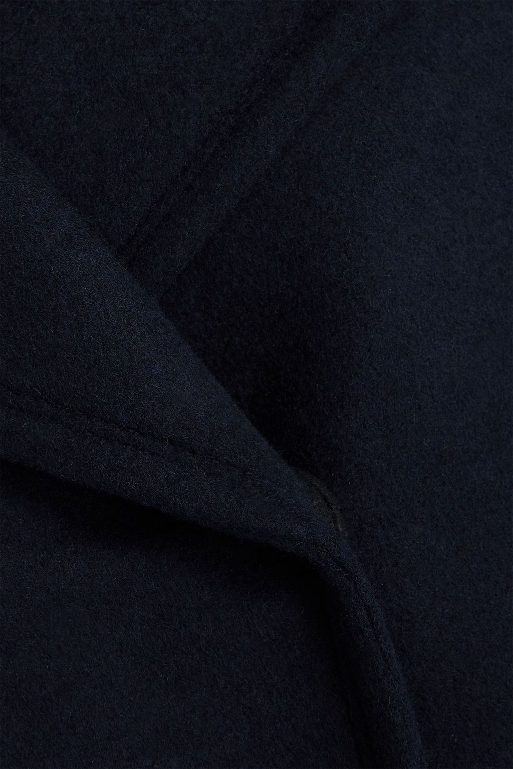 THEORY PROJECT Brushed wool-blend twill coat
