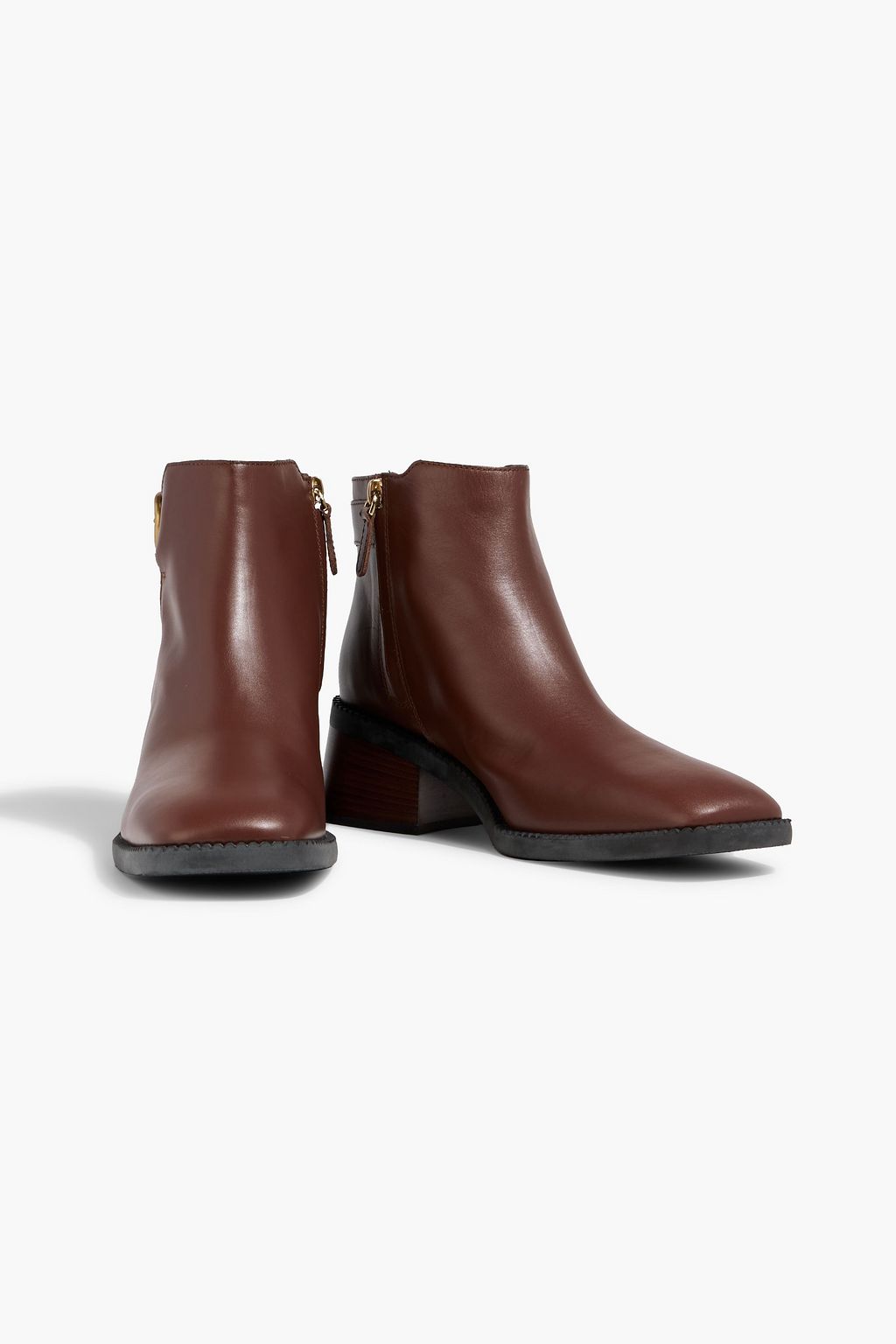 TOD'S Buckled leather ankle boots