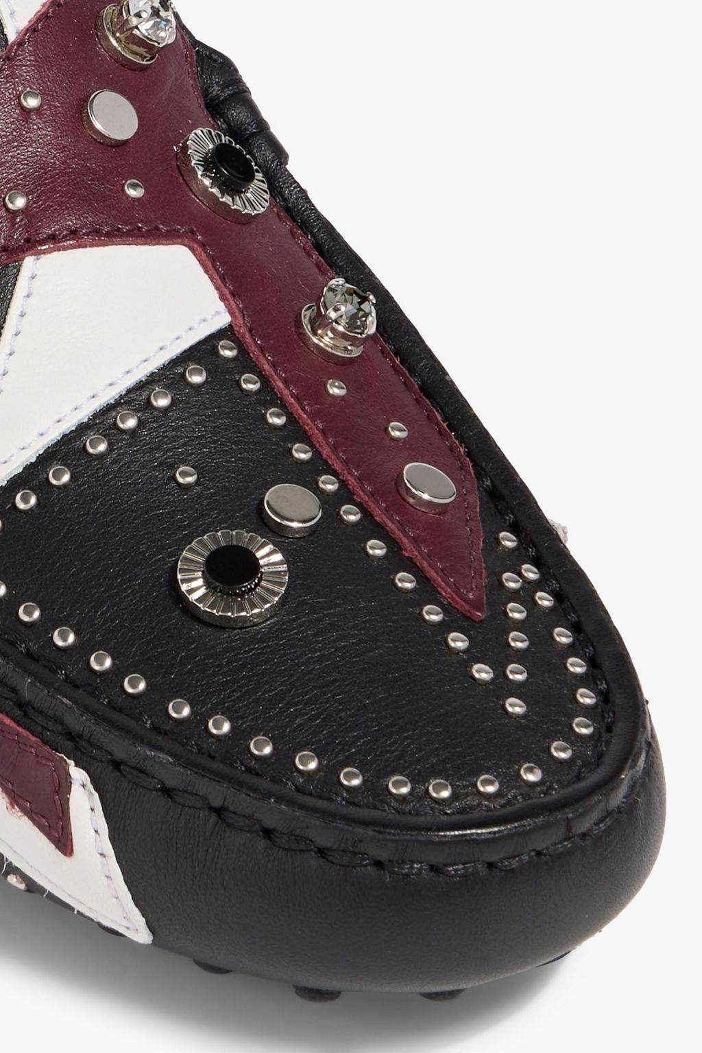 TOD'S Gommino embellished leather loafers