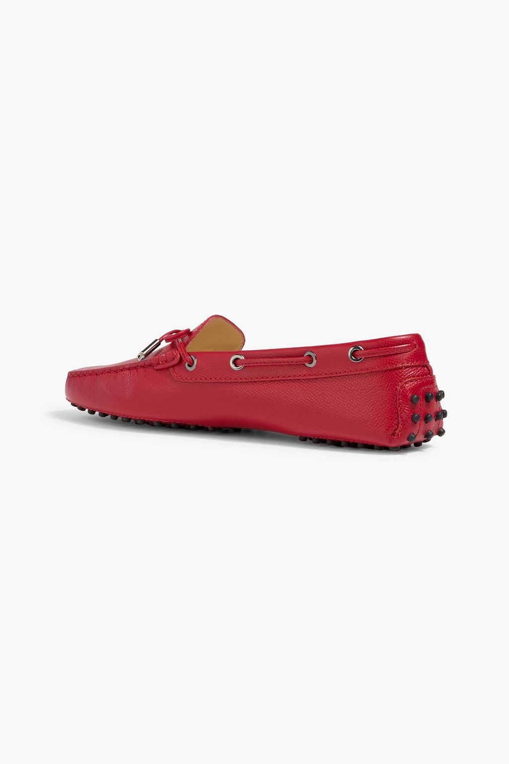 TOD'S Heaven Laccetto pebbled-leather loafers