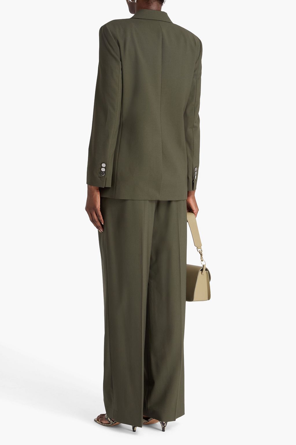 THEORY Double-breasted wool-blend blazer