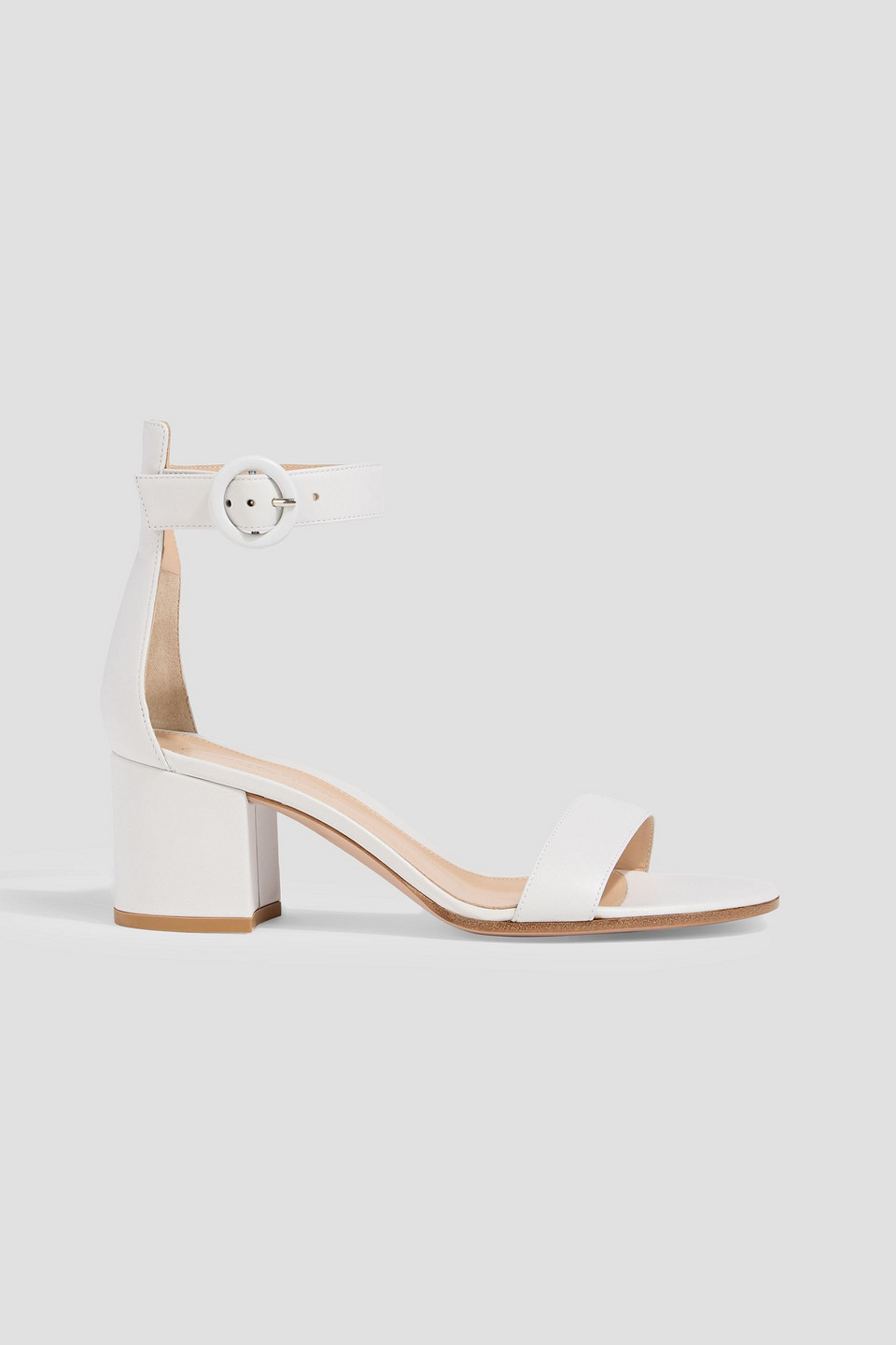 Gianvito Rossi Woman Sandals White Size 8 Textile Fibers