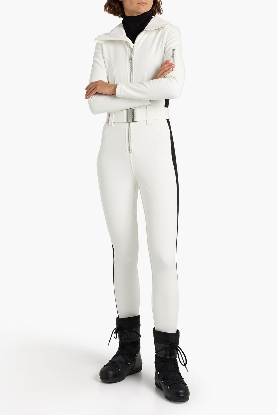 Cordova Otb Belted Softshell Ski Suit In Neutral