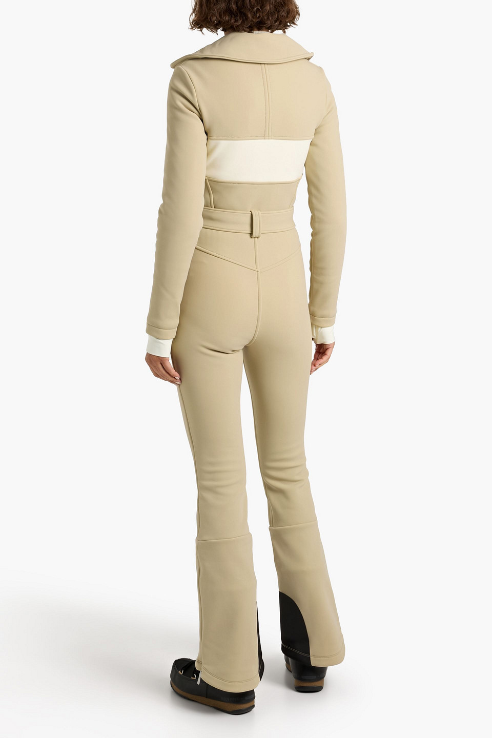 Cordova Fora Belted Stretch-shell Ski Suit In Green