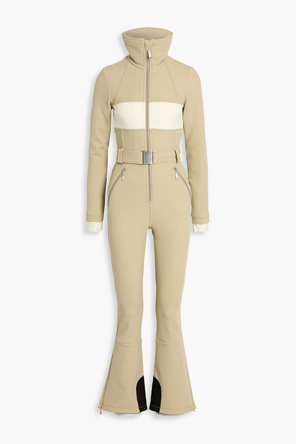 Cordova Fora Belted Stretch-shell Ski Suit In Green