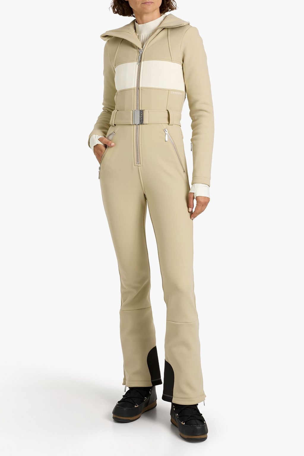 CORDOVA Fora striped softshell ski suit