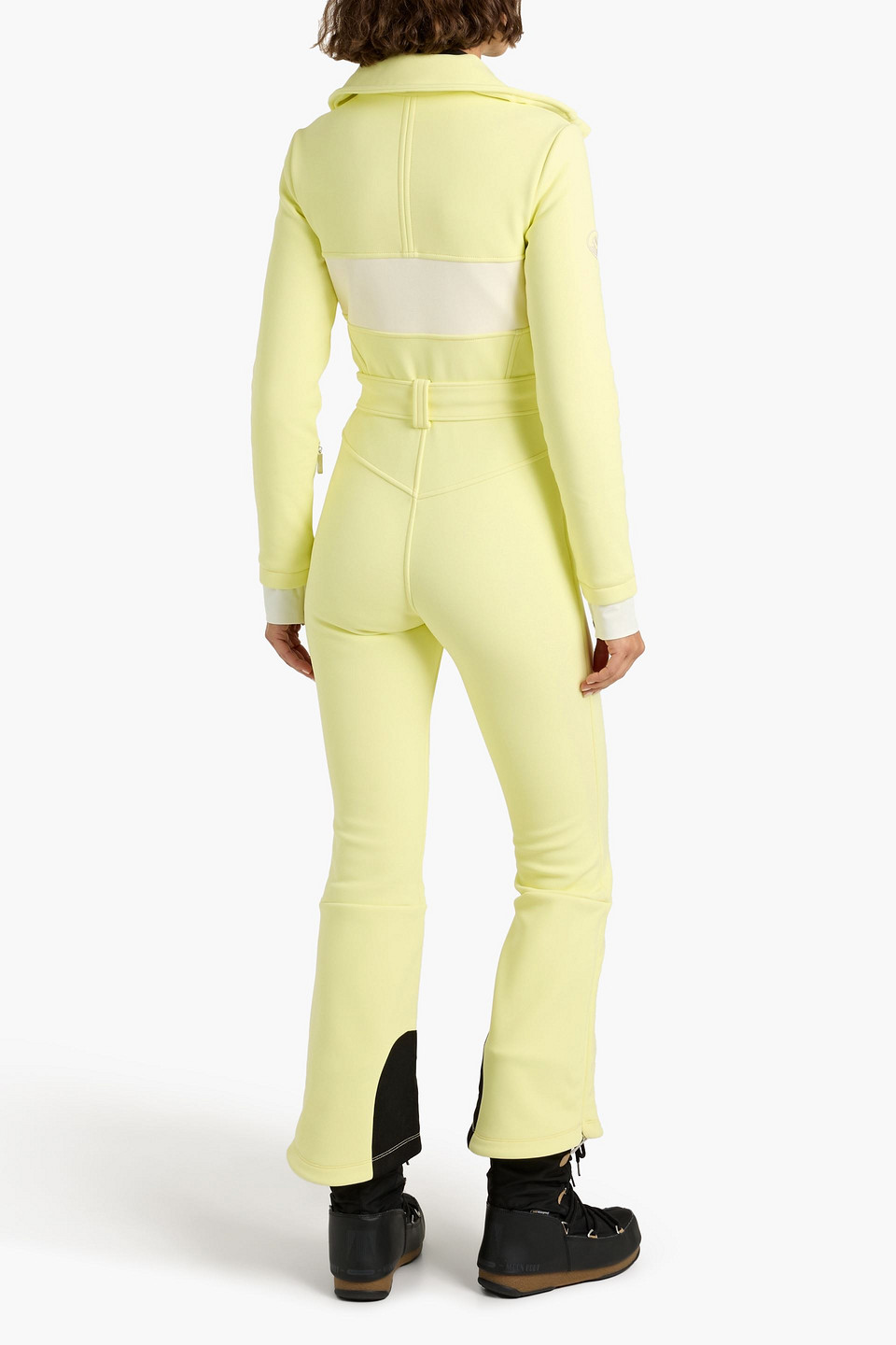 Cordova Fora Striped Softshell Ski Suit In Green