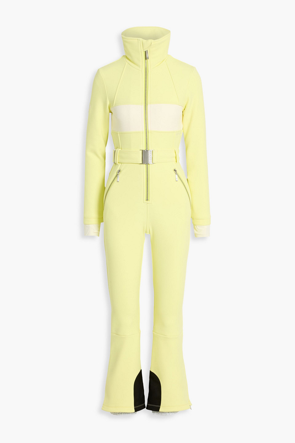 Cordova Fora Striped Softshell Ski Suit In Green
