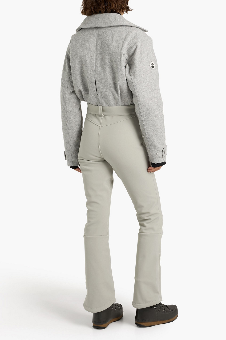 Cordova Telluride Wool-blend And Stretch-shell Ski Suit In Gray