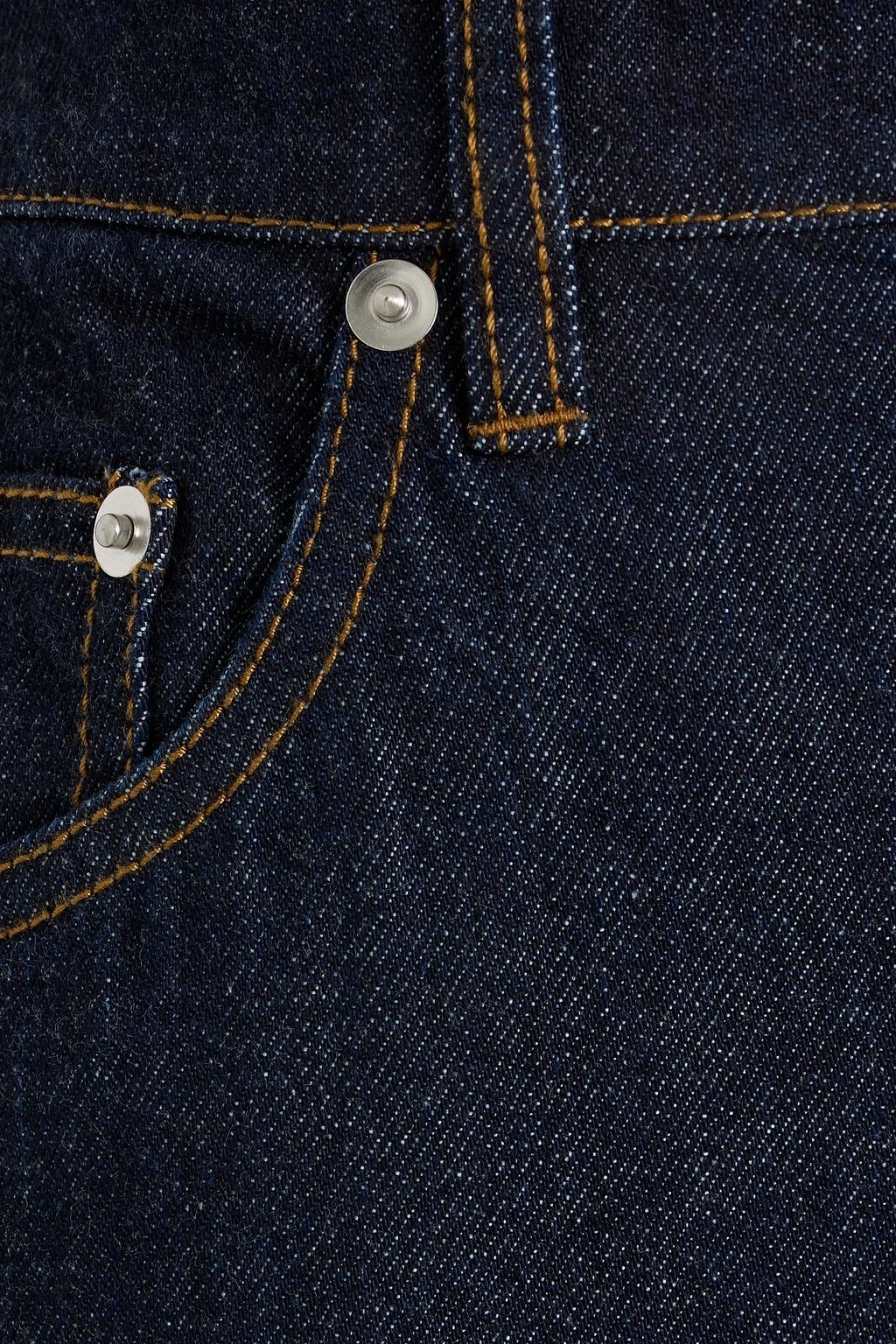 TIBI Spring Denim Slouchy cropped cargo jeans