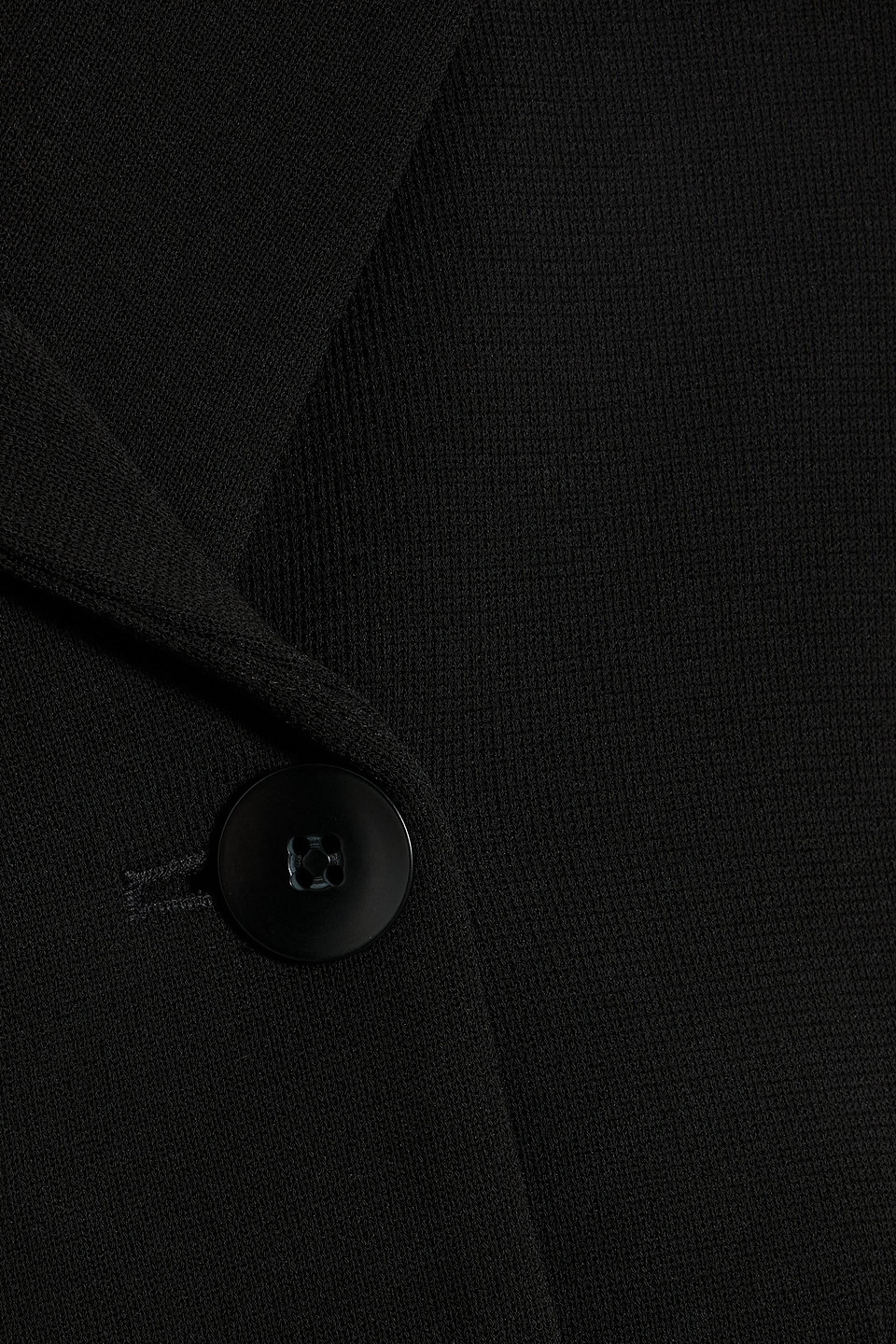 Tibi Wren Double-breasted Crepe Blazer In Black