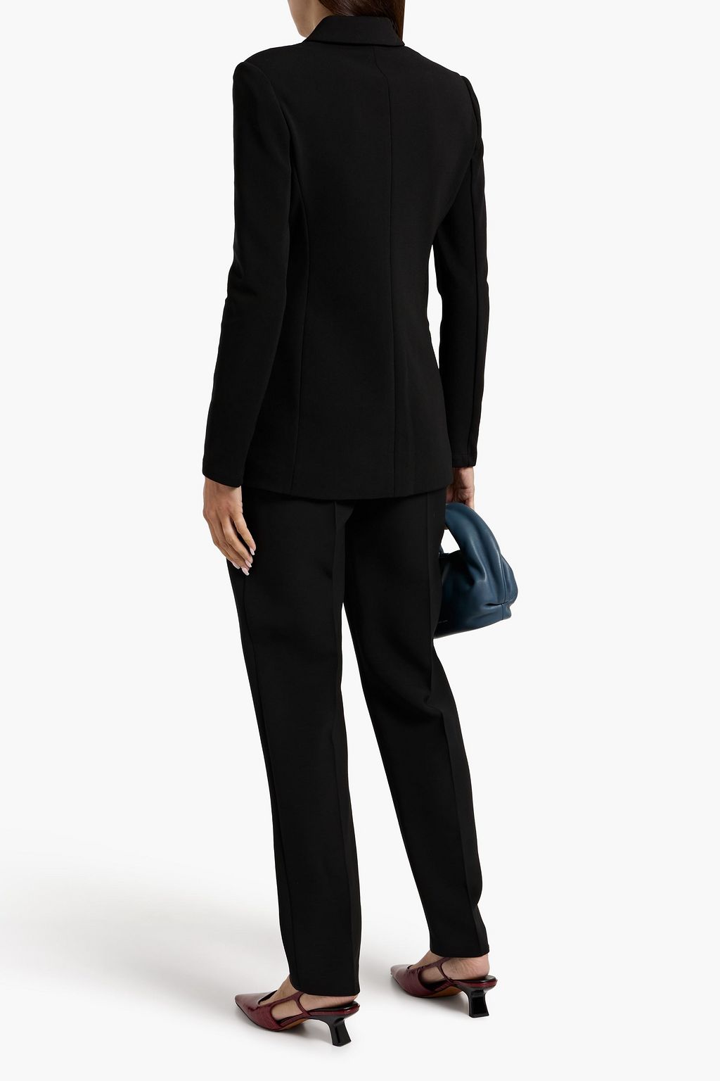 TIBI Wren double-breasted crepe blazer