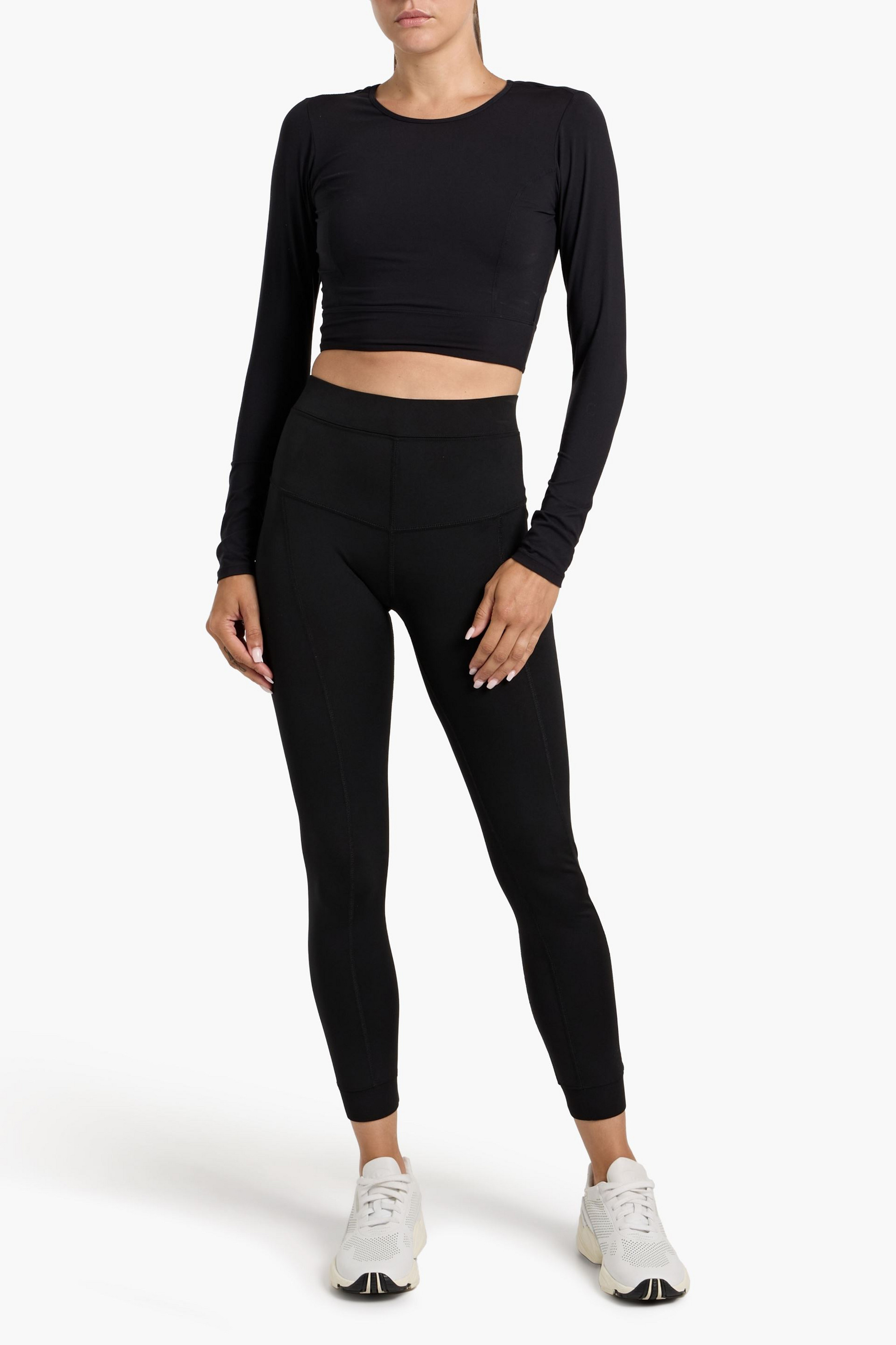 Tibi Cropped scuba leggings