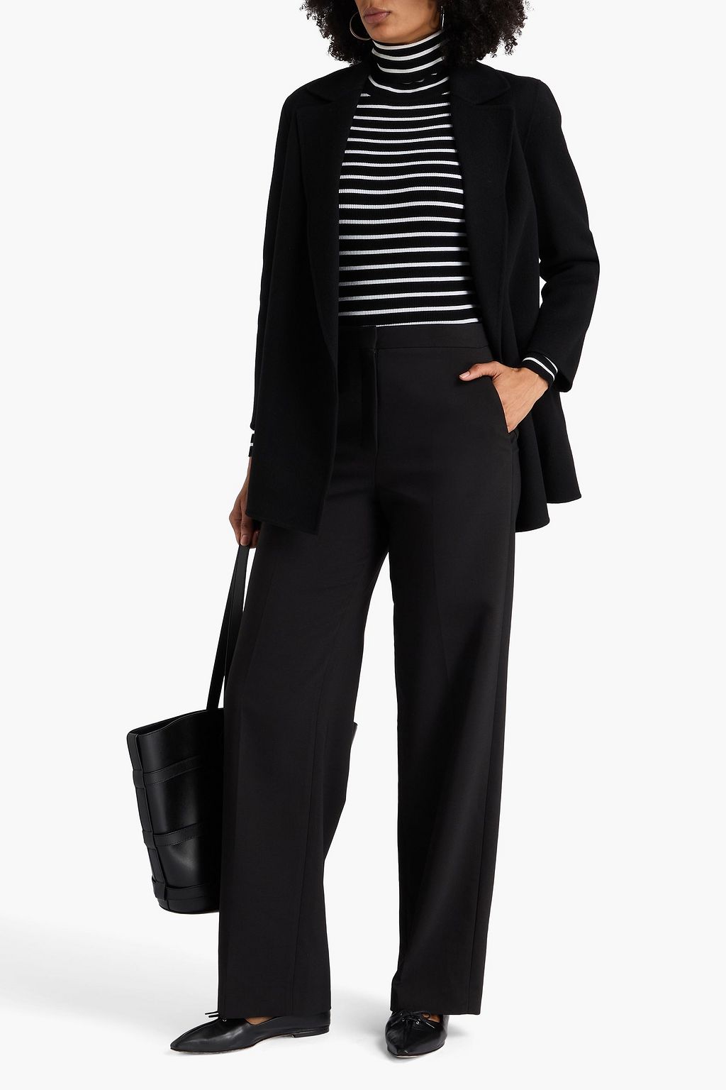 THEORY Woven straight-leg pants