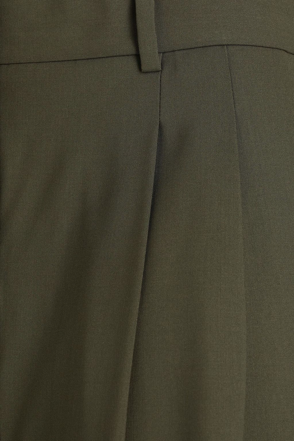 THEORY Wool-blend straight-leg pants