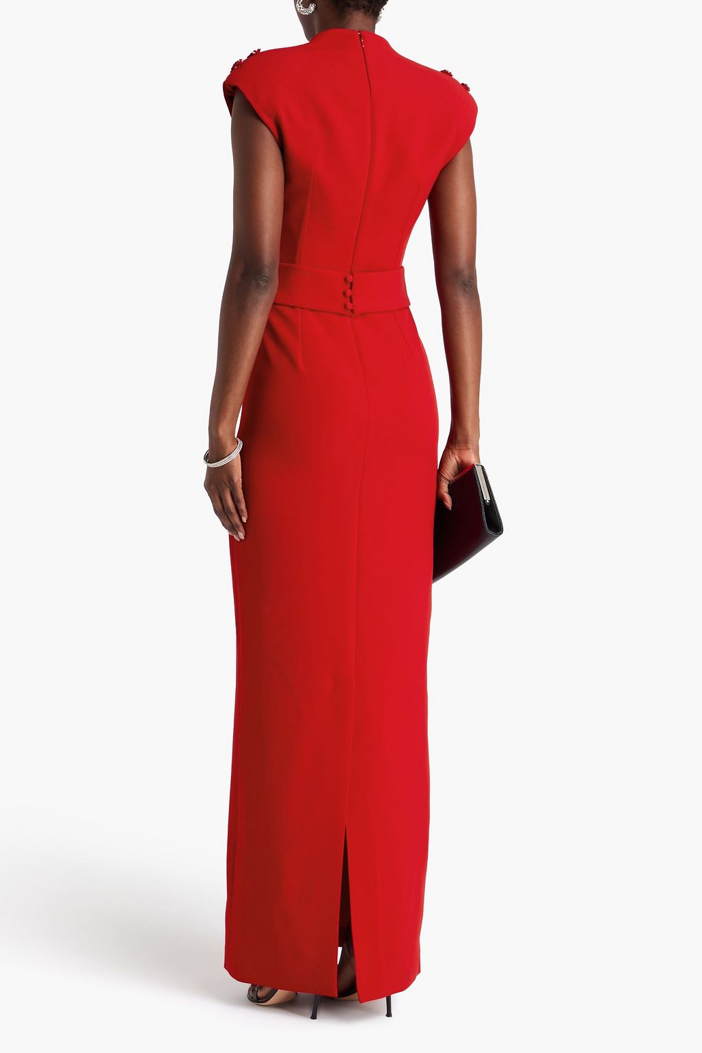 SAFIYAA Dana embellished crepe gown