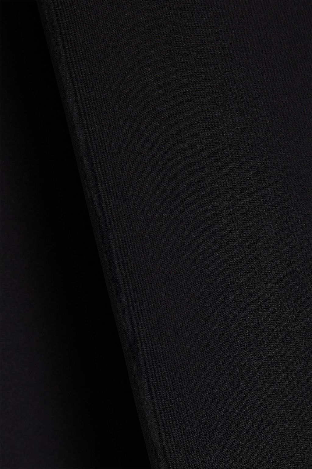 THEORY Pussy-bow silk-crepe blouse