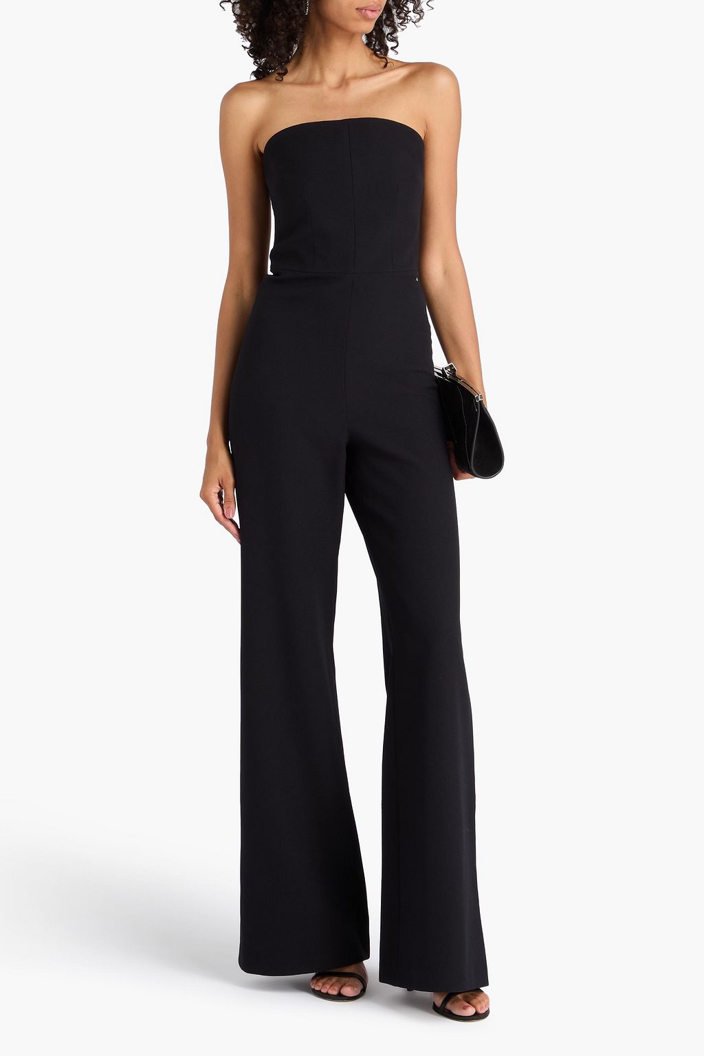 SAFIYAA Immie strapless crepe jumpsuit