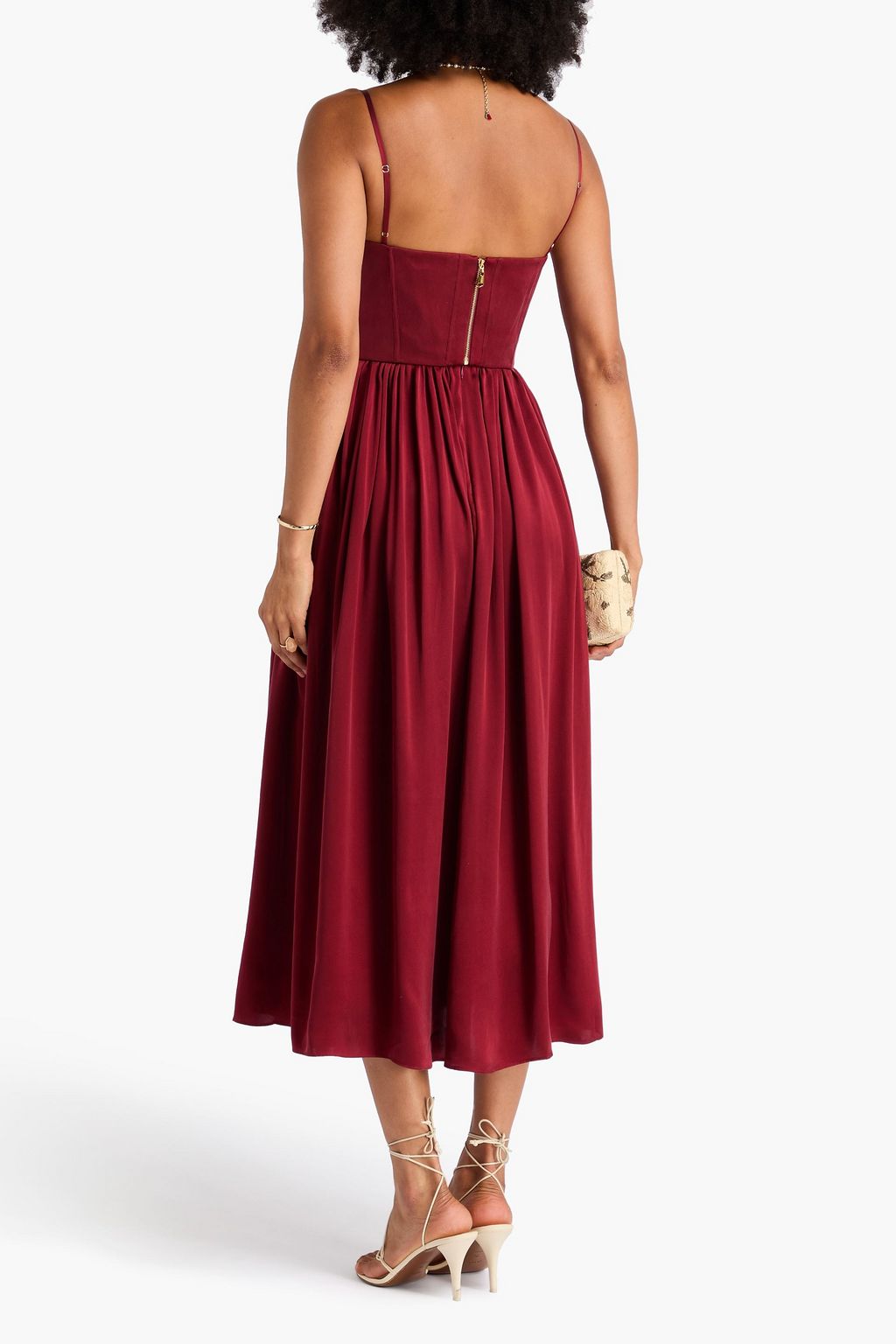 ZIMMERMANN Washed-silk midi dress