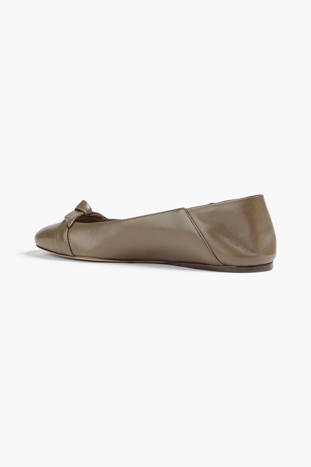 ALEXANDRE BIRMAN Clarita leather collapsible-heel ballet flats