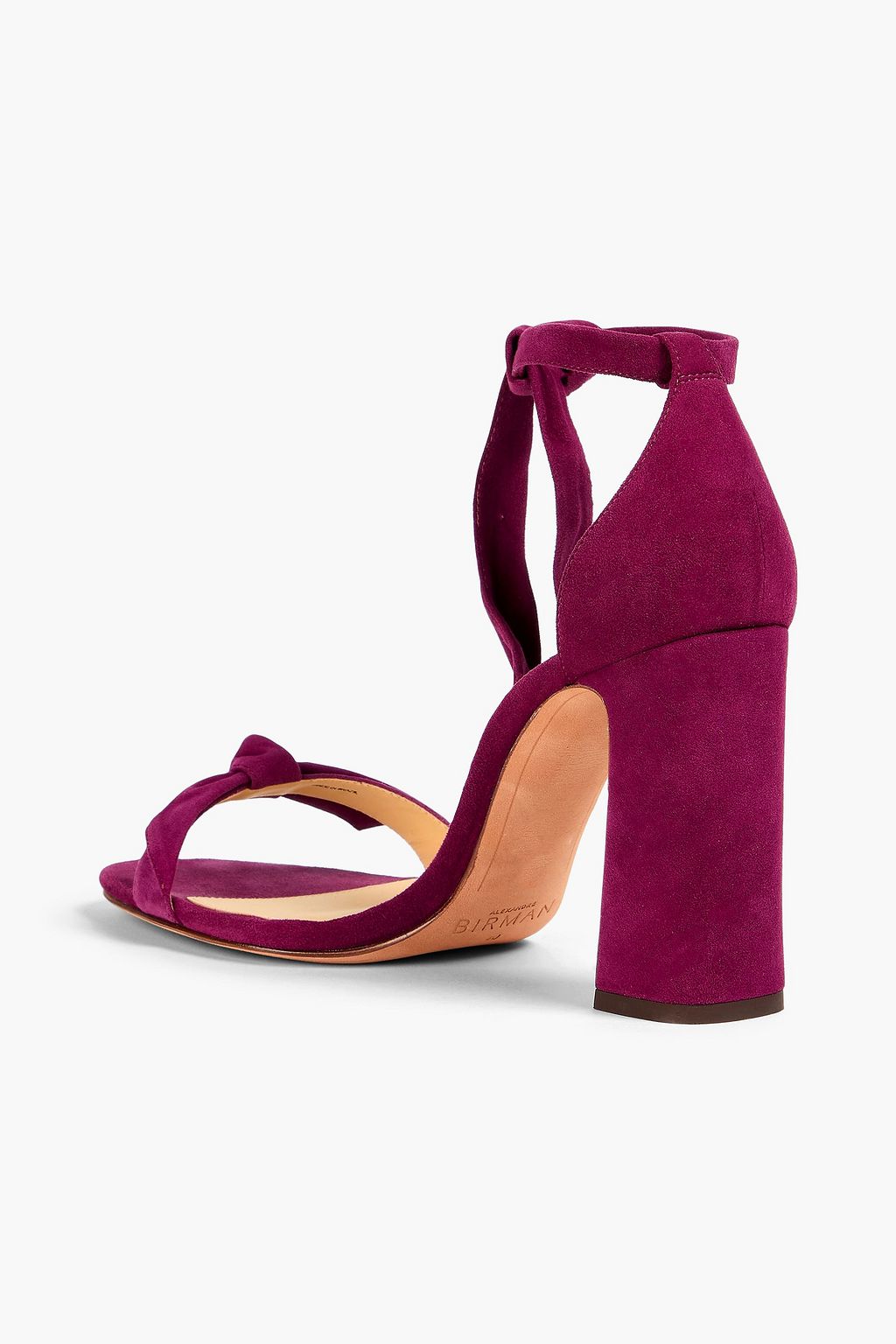 ALEXANDRE BIRMAN Clarita Curve bow-detailed suede sandals