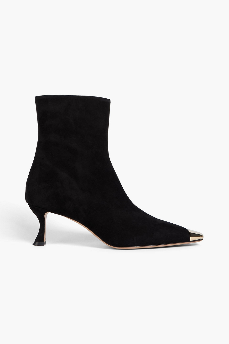 Alexandre Birman Olivia 60 Embellished Suede Ankle Boots In Black