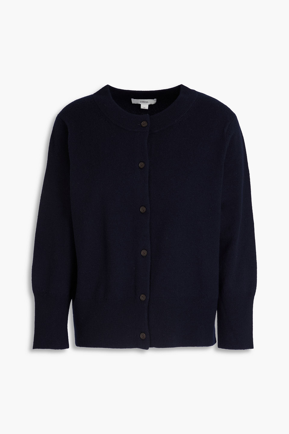 Vince Wool-blend Cardigan In Blue