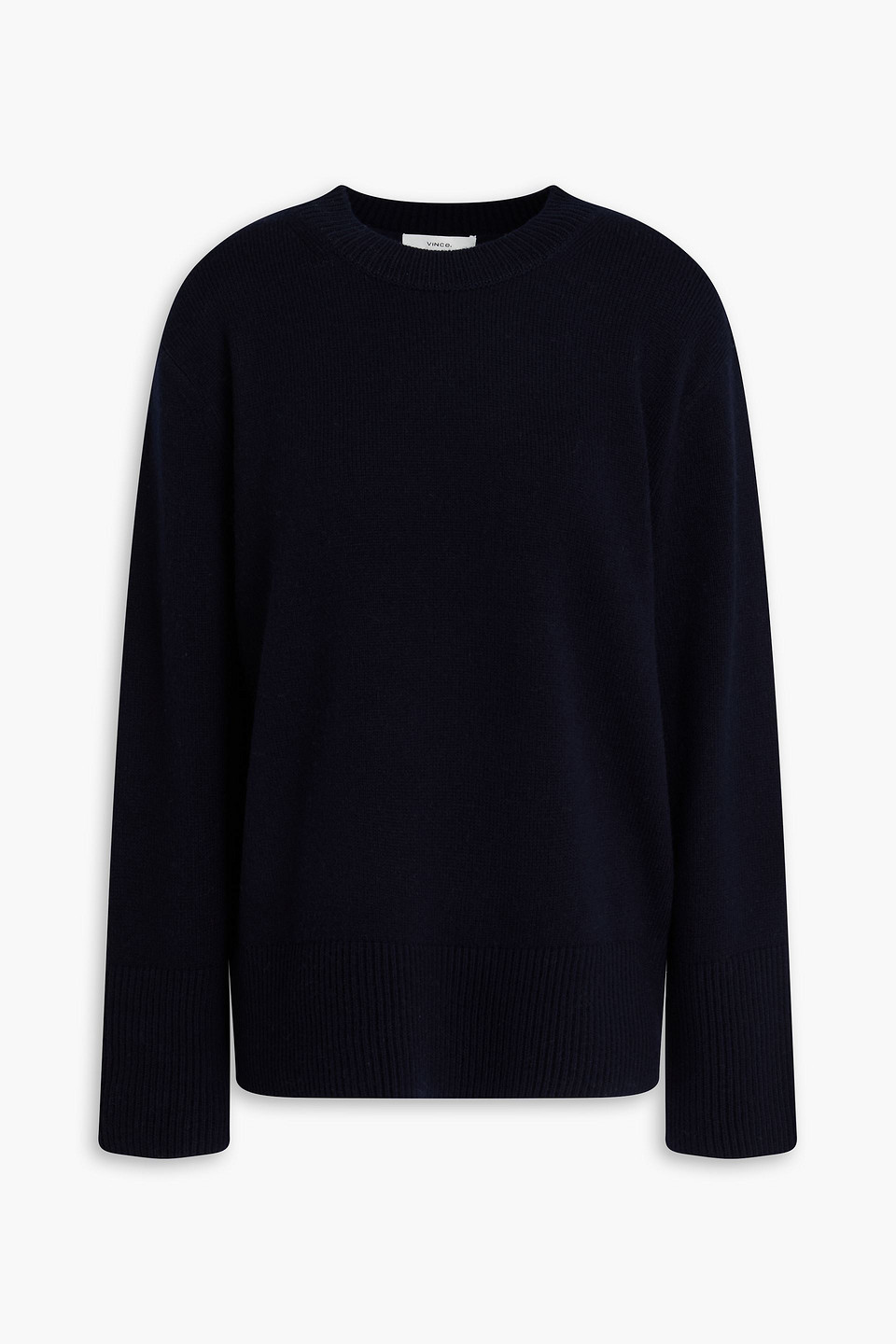 Vince Wool And Cashmere-blend Sweater In Blue