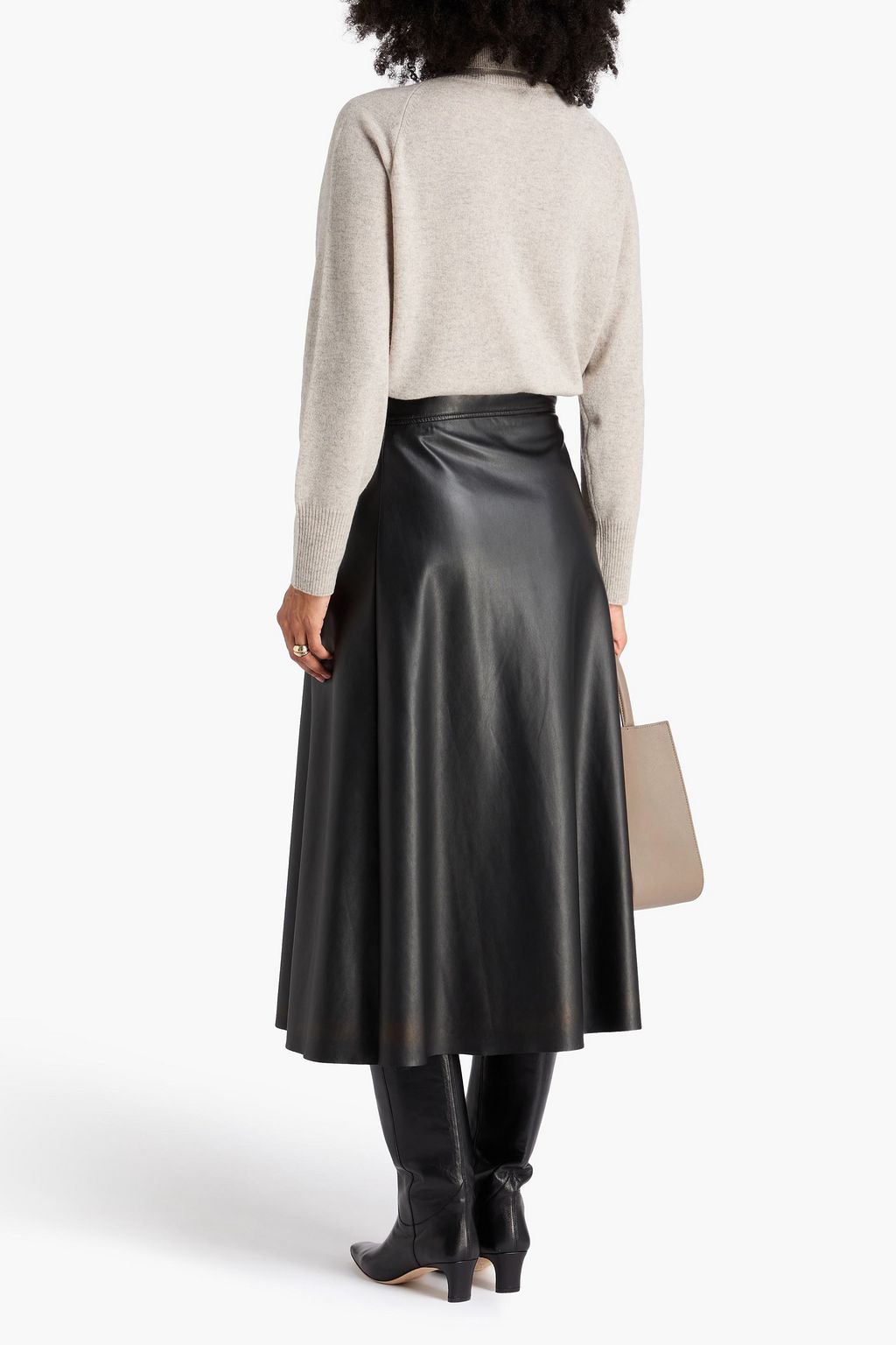 VINCE. Wool and cashmere-blend turtleneck sweater