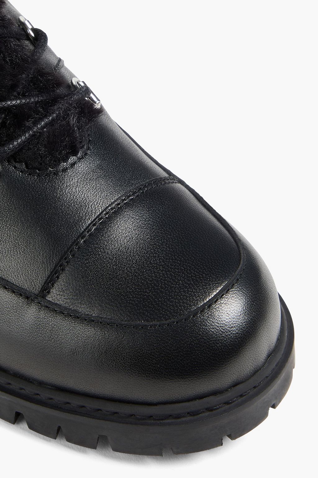 STUART WEITZMAN بوت كومبات من الجلد