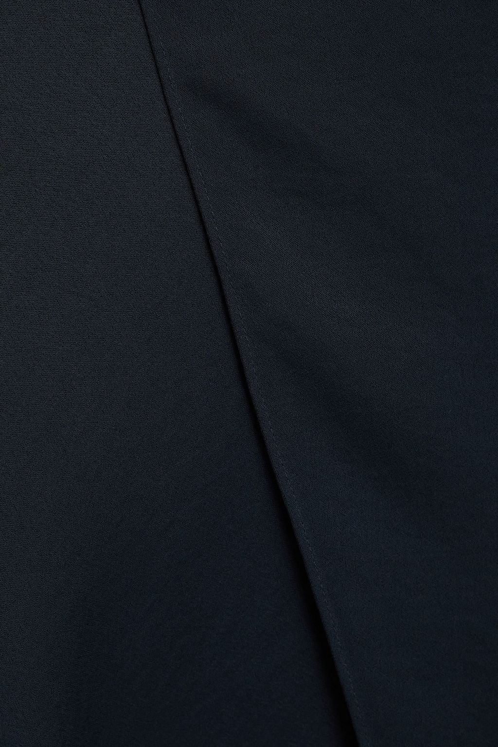 VINCE. Wrap-effect satin-crepe midi skirt