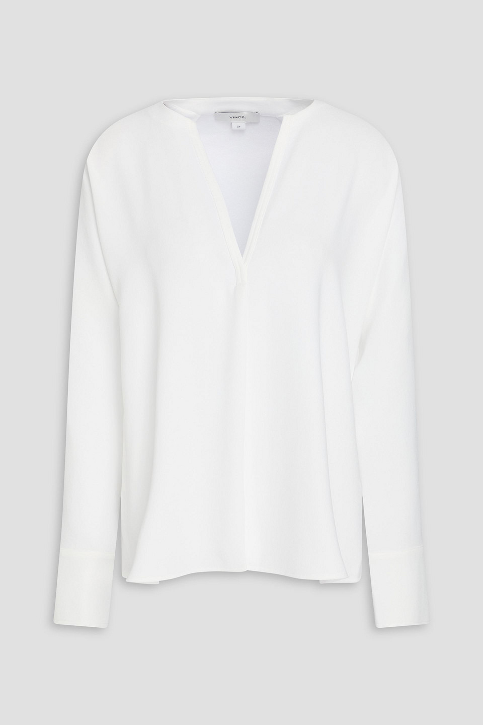 vince. - crepe blouse - white - xs